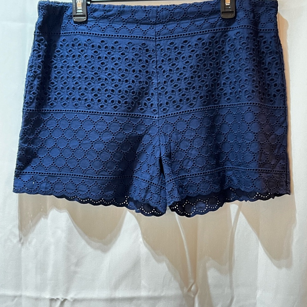 Gretchen Scott XL Navy Blue Shorty Short - Roadrunner Eyelet - Picture 4 of 7